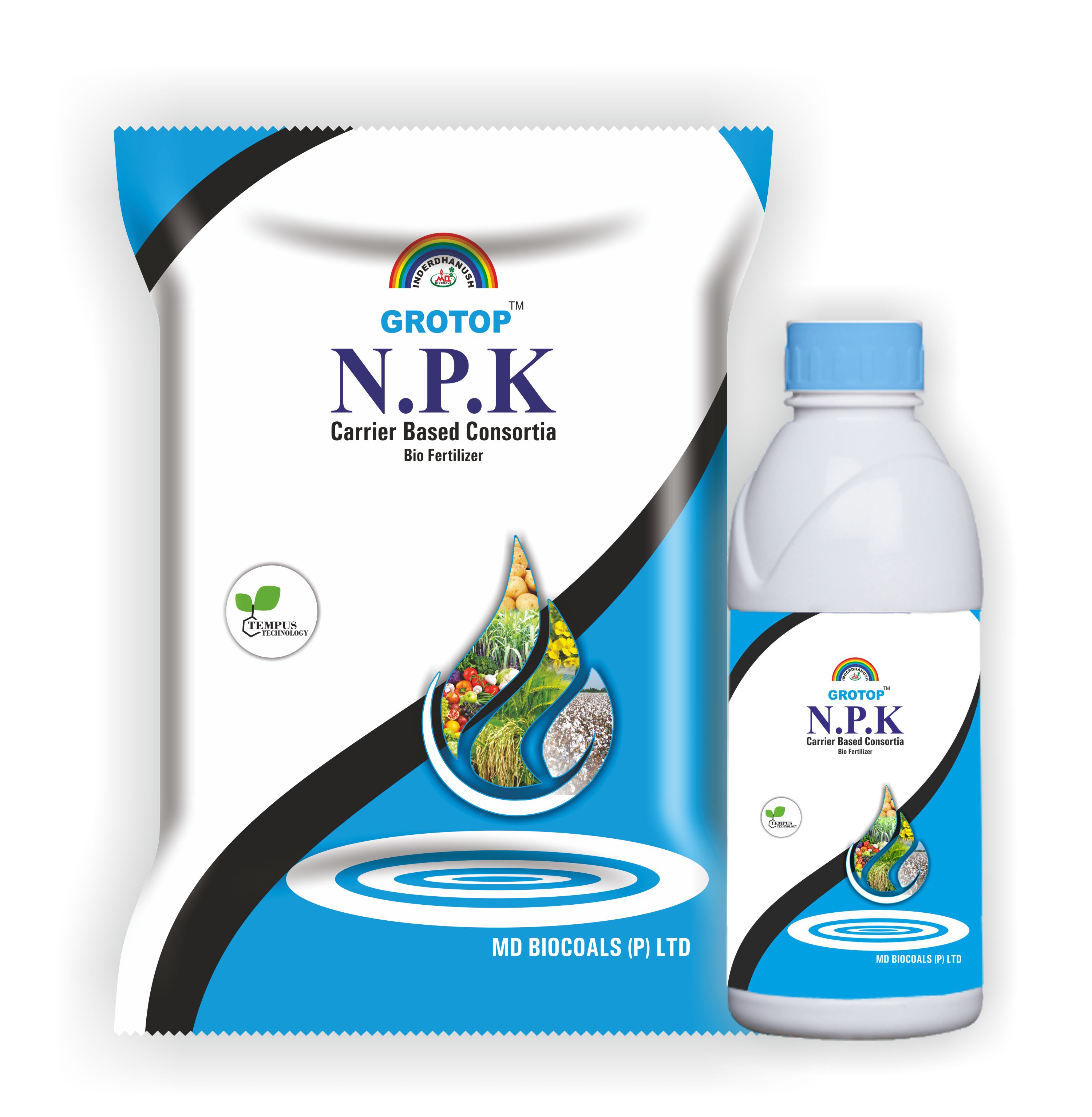 Grotop N.P.K.-Carrier-Based Consortia