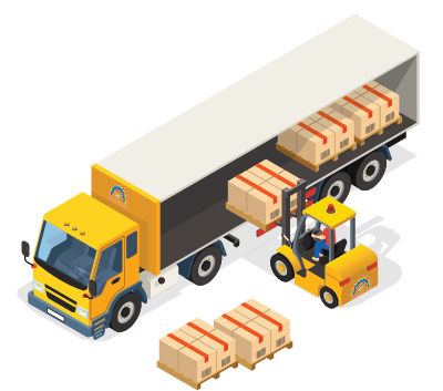 truck loading logo